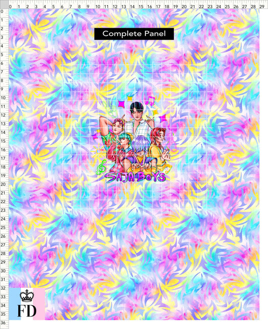 PREORDER - KPop Demon HuntrX - Panel - Saja - Colorful Wild - ADULT