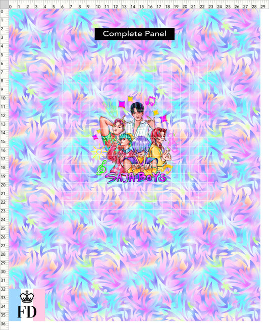 PREORDER - KPop Demon HuntrX - Panel - Saja - Pastel Wild - ADULT