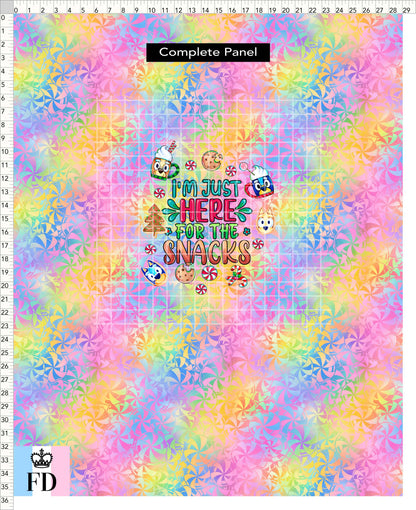 PREORDER - Christmas Wackadoo! - Panel - Snacks - Candy Colorful - CHILD or ADULT
