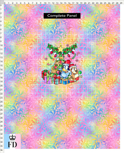 PREORDER - Christmas Wackadoo! - Panel - Tree - Candy Colorful - CHILD or ADULT