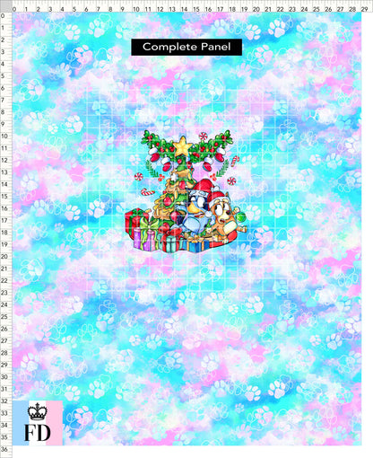 PREORDER - Christmas Wackadoo! - Panel - Tree - Paws Pastel - CHILD or ADULT