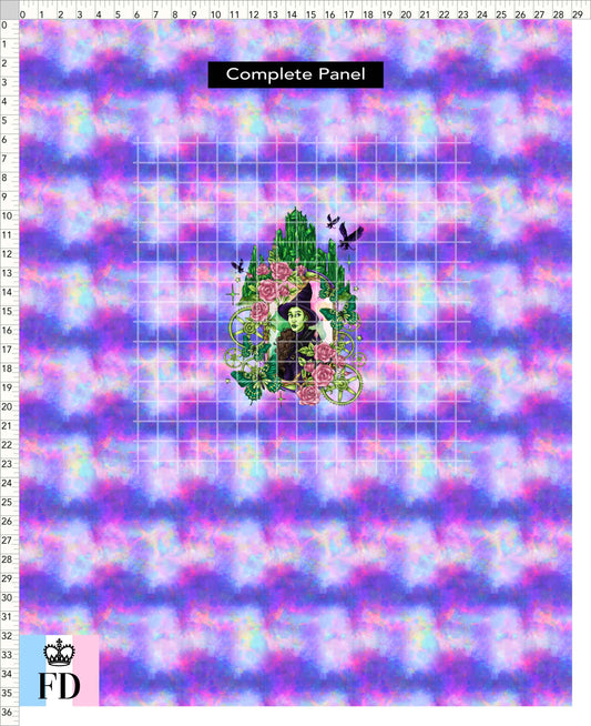 PREORDER - Defying Gravity - Panel - Elphie - Color Mix - ADULT