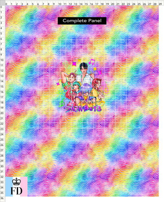 PREORDER - KPop Demon HuntrX - Panel - Saja - Rainbow Waves - ADULT
