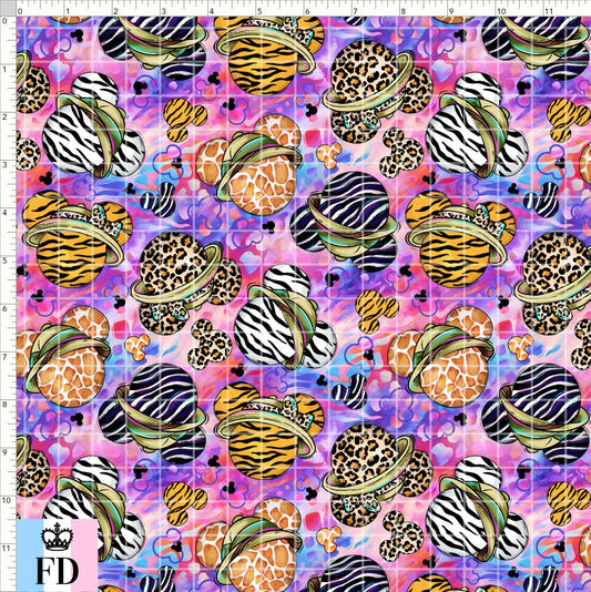 PREORDER - Safari Adventures - Animal Print Heads - Colorful - SMALL SCALE