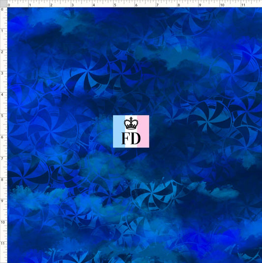 PREORDER - Christmas Wackadoo! - Background - Candy Blue