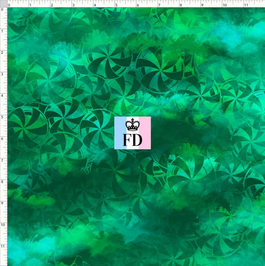 PREORDER - Christmas Wackadoo! - Background - Candy Green