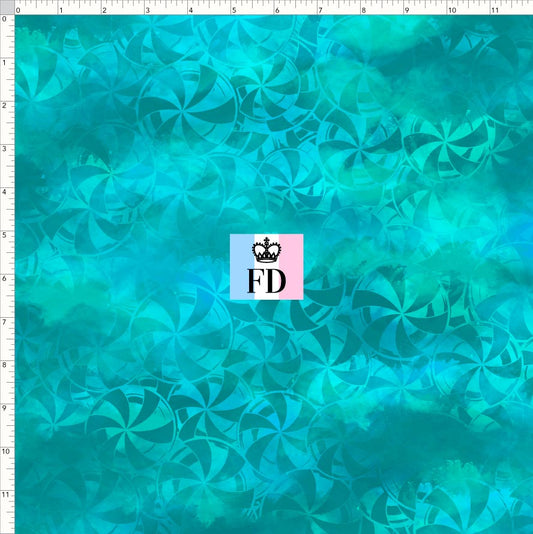 PREORDER - Christmas Wackadoo! - Background - Candy Teal