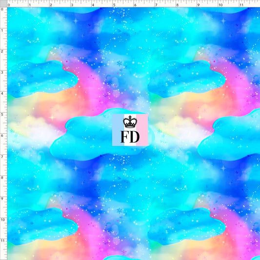 PREORDER - Winter Pooh Friends - Background - Lake Colorful