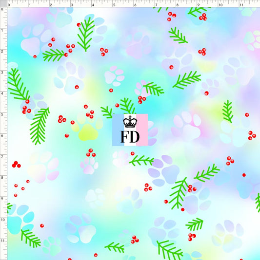 PREORDER - Christmas Wackadoo! - Background - Mistletoe Pastel