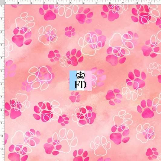 PREORDER - Christmas Wackadoo! - Background - Paws Peach Pink