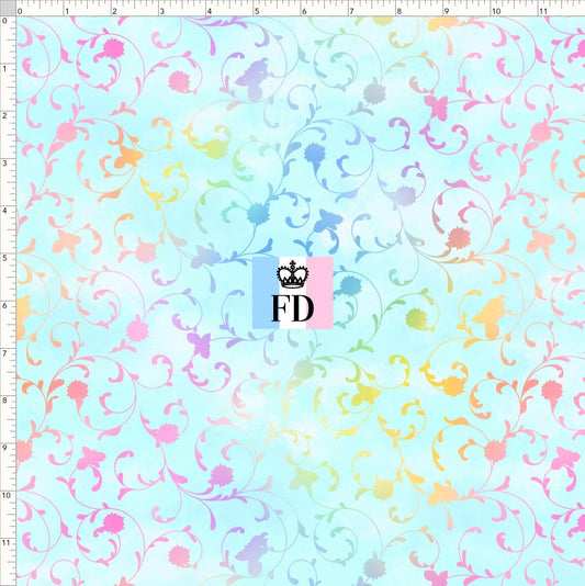 PREORDER - Short-Berry Friends - Background - Foliage Aqua