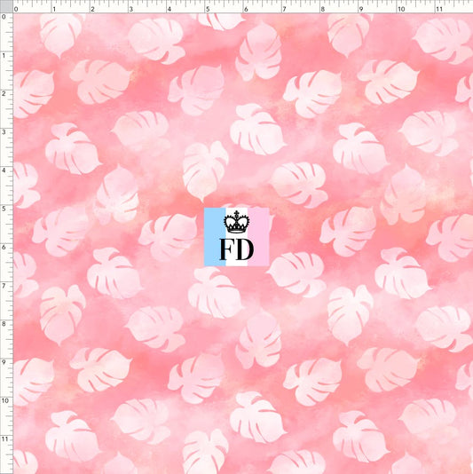 PREORDER - Safari Adventures - Background - Leaves Rose