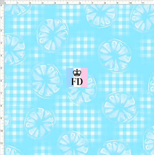 PREORDER - Short-Berry Friends - Background - Lemons Light Blue