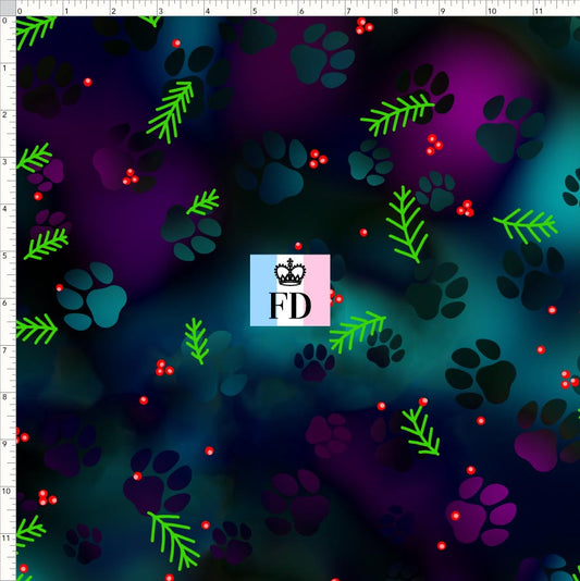 PREORDER - Christmas Wackadoo! - Background - Mistletoe Dark