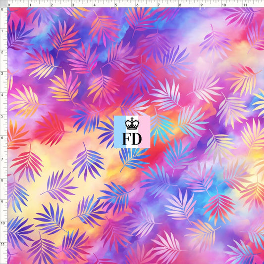 PREORDER - Safari Adventures - Background - Palms Colorful