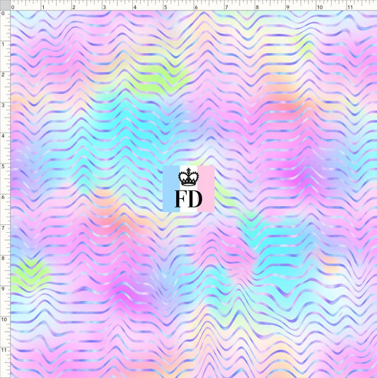 PREORDER - KPop Demon HuntrX - Background - Waves Pastel
