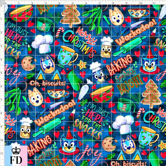 PREORDER - Christmas Wackadoo! - Baking Spirits - Dark Blue - REGULAR SCALE