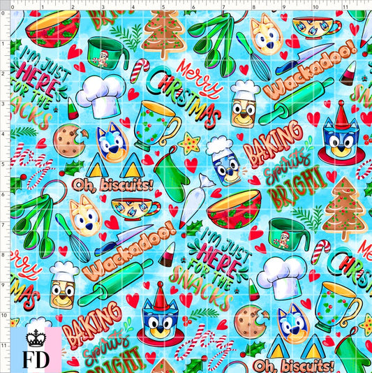 PREORDER - Christmas Wackadoo! - Baking Spirits - Light Blue - REGULAR SCALE