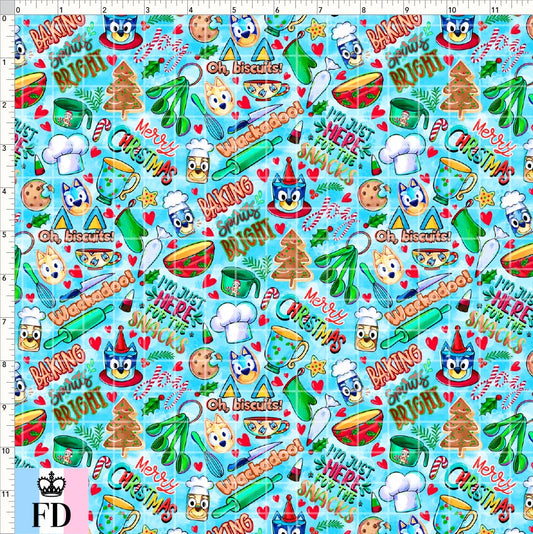 PREORDER - Christmas Wackadoo! - Baking Spirits - Light Blue - SMALL SCALE