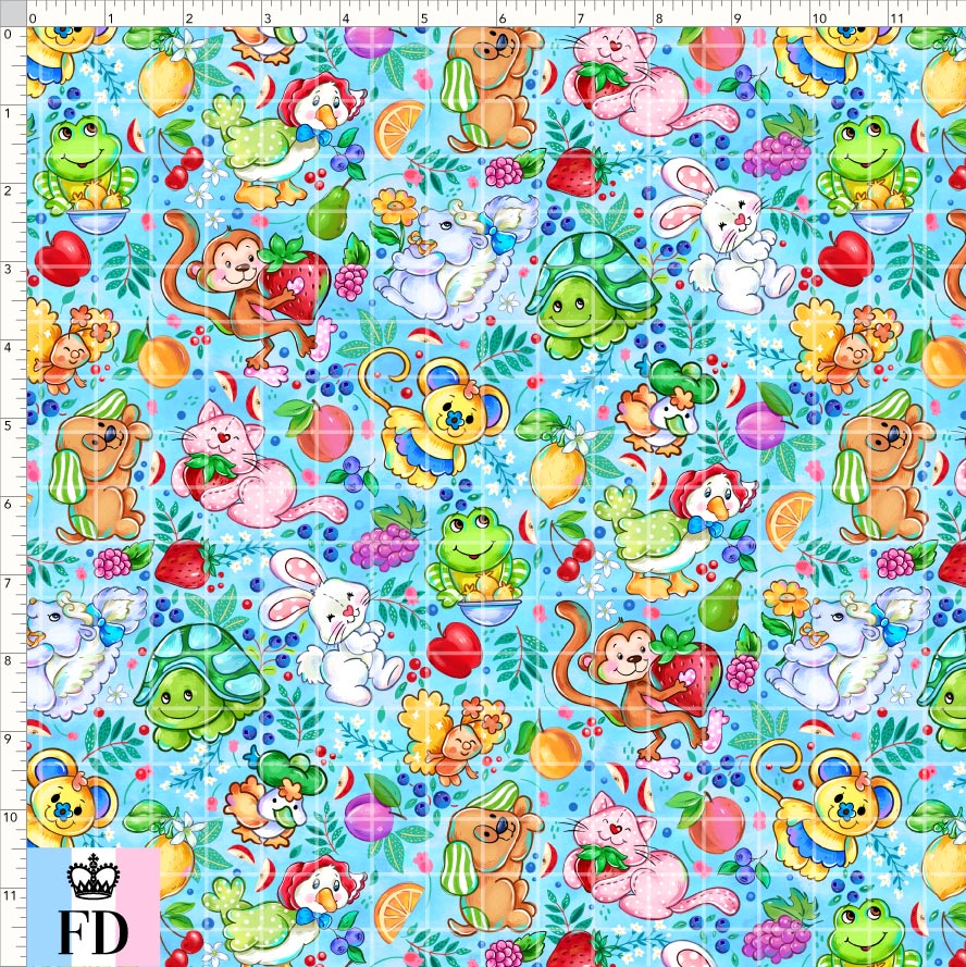 PREORDER - Short-Berry Friends - Berry Pets - Light Blue - SMALL SCALE