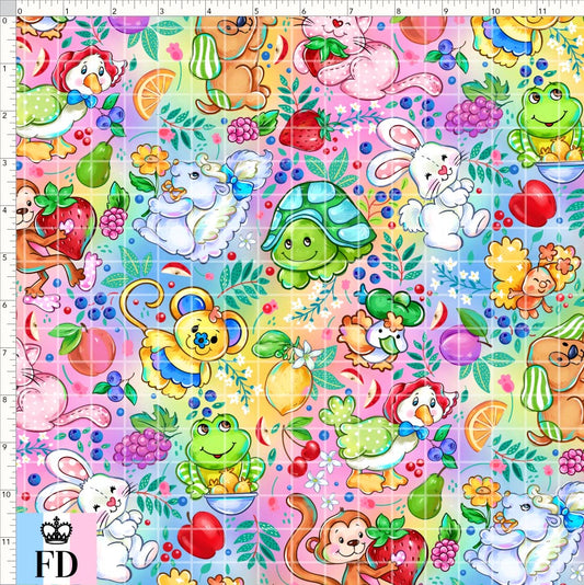 PREORDER - Short-Berry Friends - Berry Pets - Rainbow - REGULAR SCALE