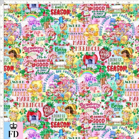 PREORDER - Short-Berry Friends - Berry Phrases - Rainbow - SMALL SCALE