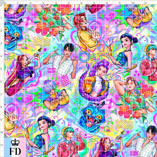 PREORDER - KPop Demon HuntrX - Characters - Colorful - REGULAR SCALE