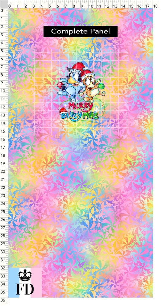 PREORDER - Christmas Wackadoo! - Panel - Blueymas - Candy Colorful - CHILD or ADULT