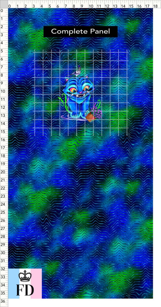 PREORDER - KPop Demon HuntrX - Panel - Derb - Blue Green Waves - CHILD
