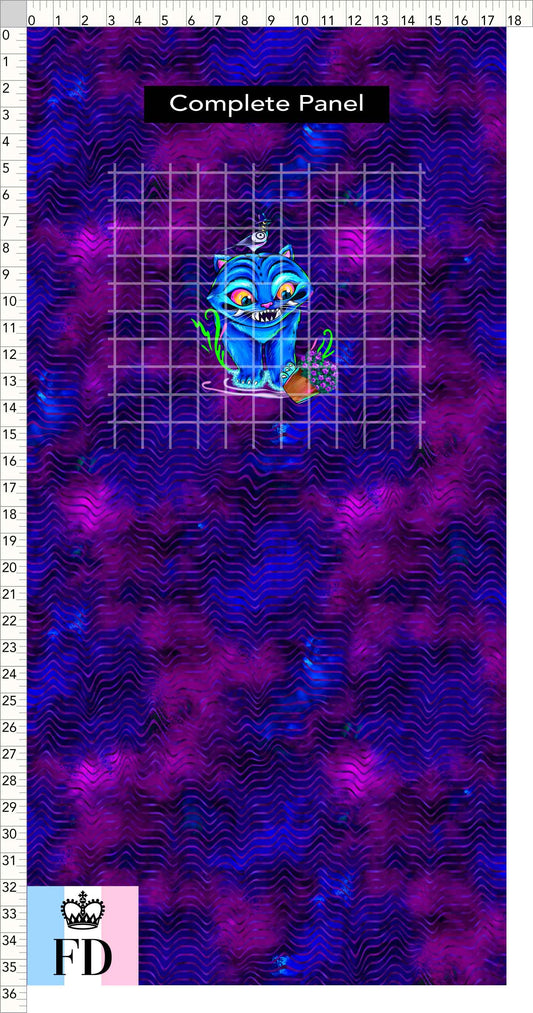 PREORDER - KPop Demon HuntrX - Panel - Derb - Blue Magenta Waves - CHILD