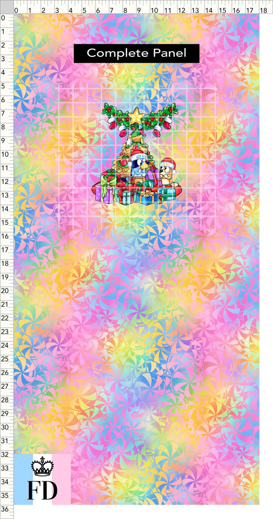 PREORDER - Christmas Wackadoo! - Panel - Gifts - Candy Colorful - CHILD or ADULT