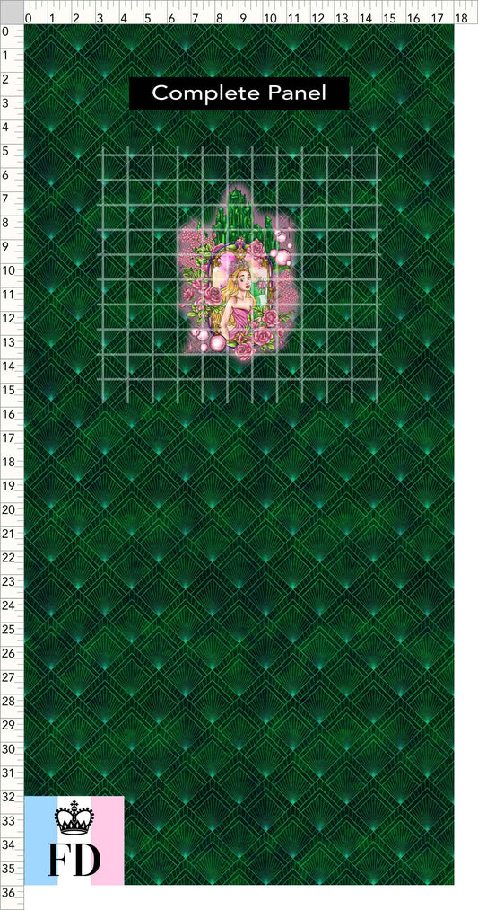 PREORDER - Defying Gravity - Panel - Good Witch - Emerald - CHILD