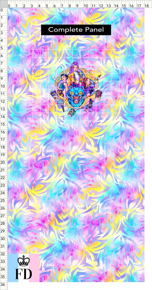 PREORDER - KPop Demon HuntrX - Panel - HunterX - Colorful Wild - CHILD
