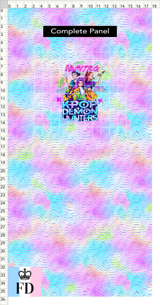 PREORDER - KPop Demon HuntrX - Panel - KPop DH - Pastel Waves - CHILD