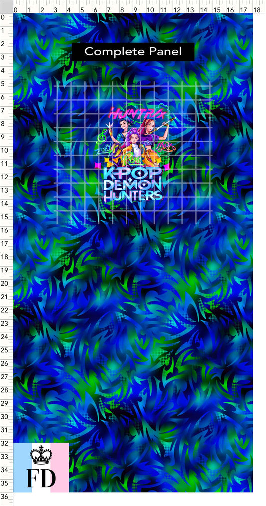 PREORDER - KPop Demon HuntrX - Panel - KPop DH - Blue Green Wild - CHILD