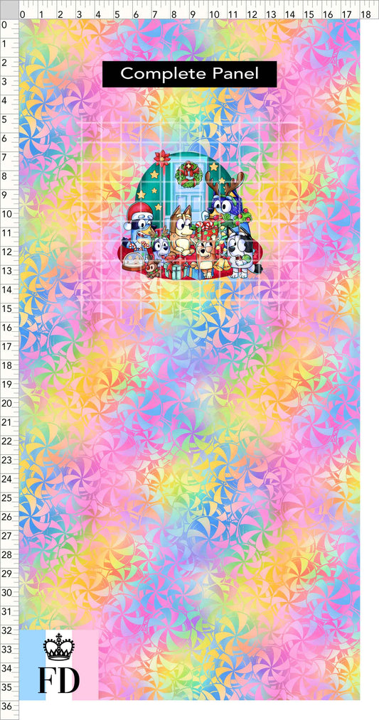PREORDER - Christmas Wackadoo! - Panel - Party - Candy Colorful - CHILD or ADULT
