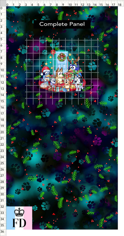 PREORDER - Christmas Wackadoo! - Panel - Party - Mistletoe Dark - CHILD or ADULT