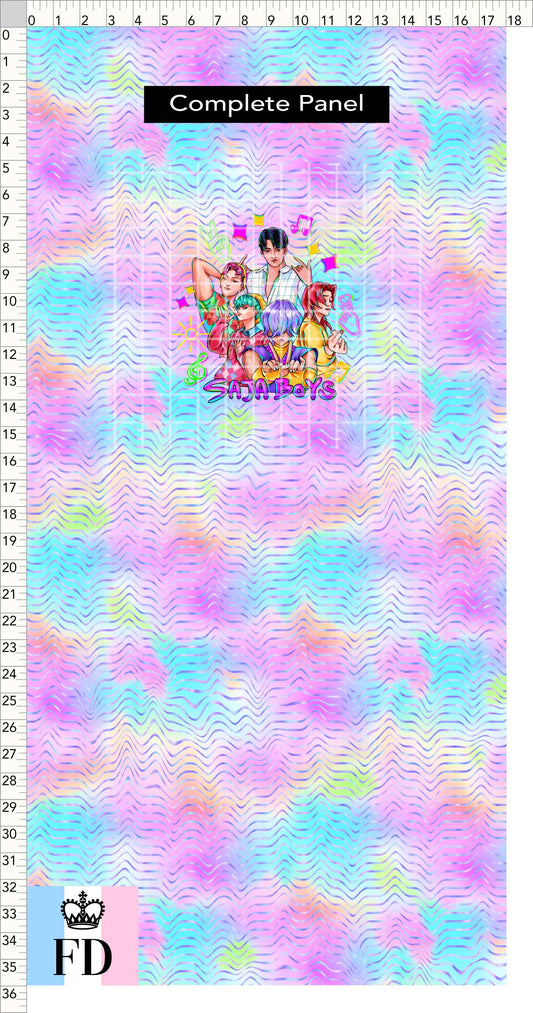 PREORDER - KPop Demon HuntrX - Panel - Saja - Pastel Waves - CHILD