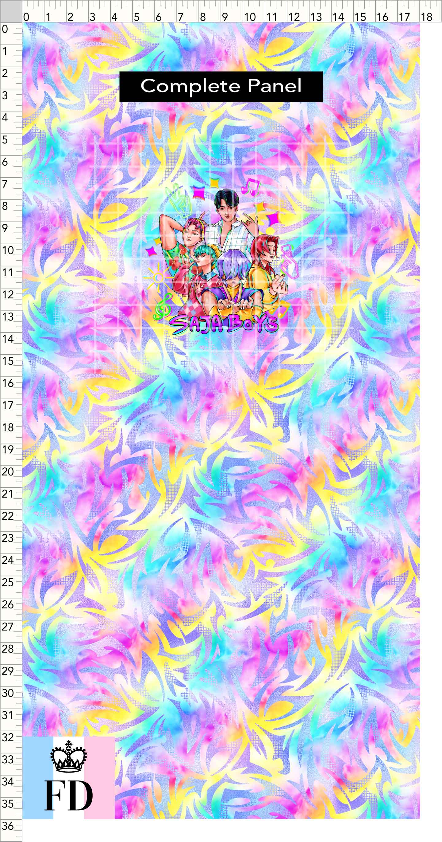 PREORDER - KPop Demon HuntrX - Panel - Saja - Colorful Wild - CHILD
