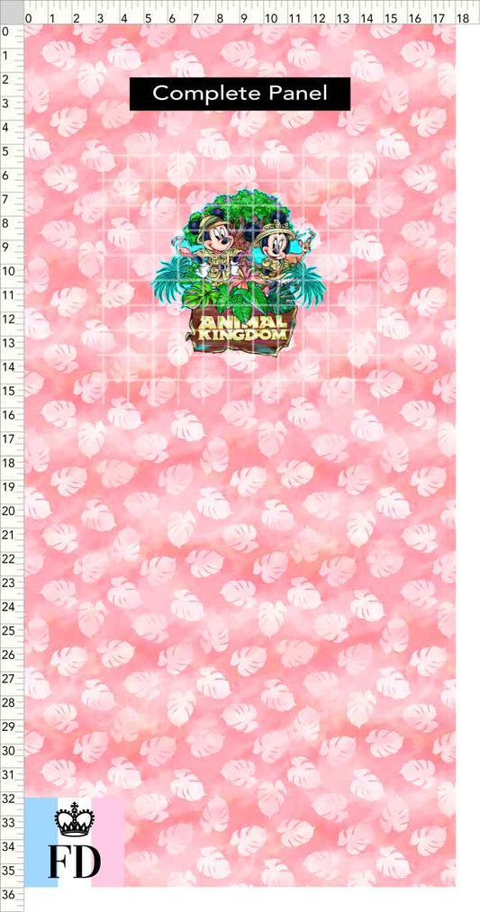 PREORDER - Safari Adventures - Panel - Mice AK - Leaves Rose - CHILD or ADULT