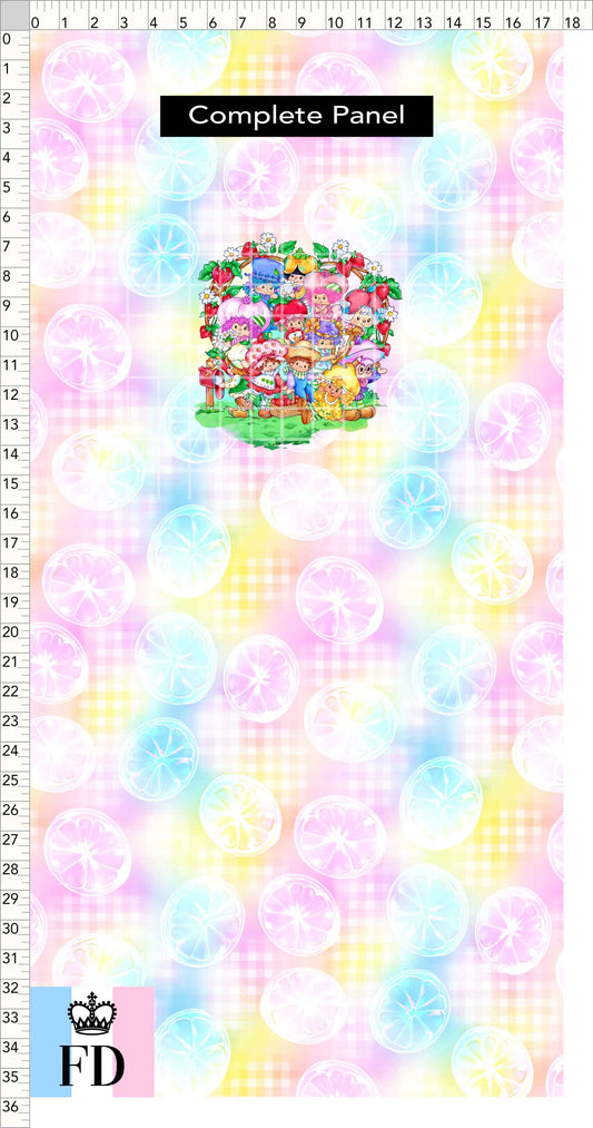 PREORDER - Short-Berry Friends - Panel - Short-Berry Friends - Lemons Colorful - CHILD or ADULT