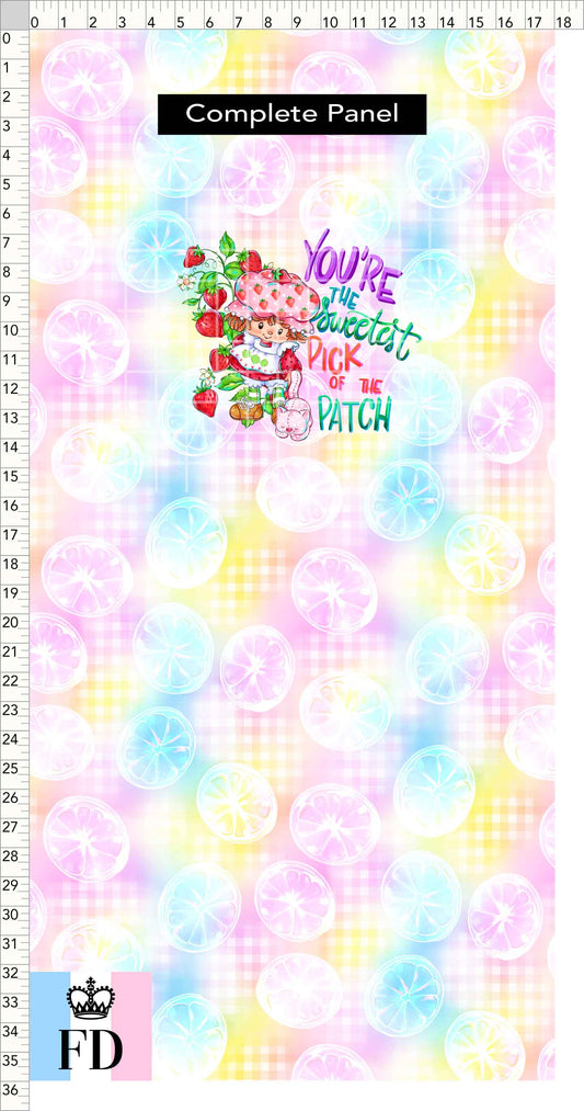 PREORDER - Short-Berry Friends - Panel - Sweetest Pick - Lemons Colorful - CHILD or ADULT