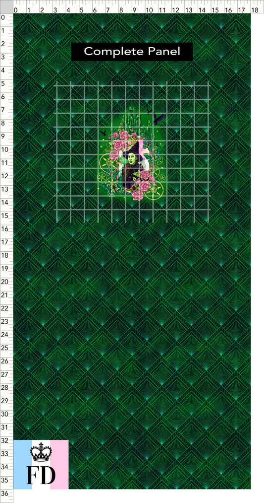 PREORDER - Defying Gravity - Panel - Elphie - Emerald - CHILD