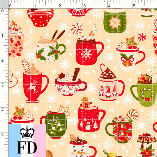 PREORDER - Food - Christmas Hot Drinks - Beige