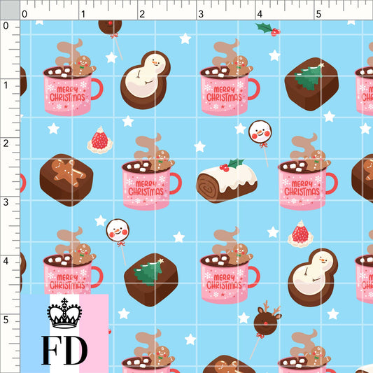 PREORDER - Food - Christmas Sweets - Light Blue