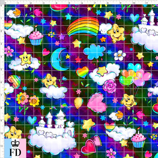 PREORDER - Rainbow Bears - Cute Sky - Dark - REGULAR SCALE
