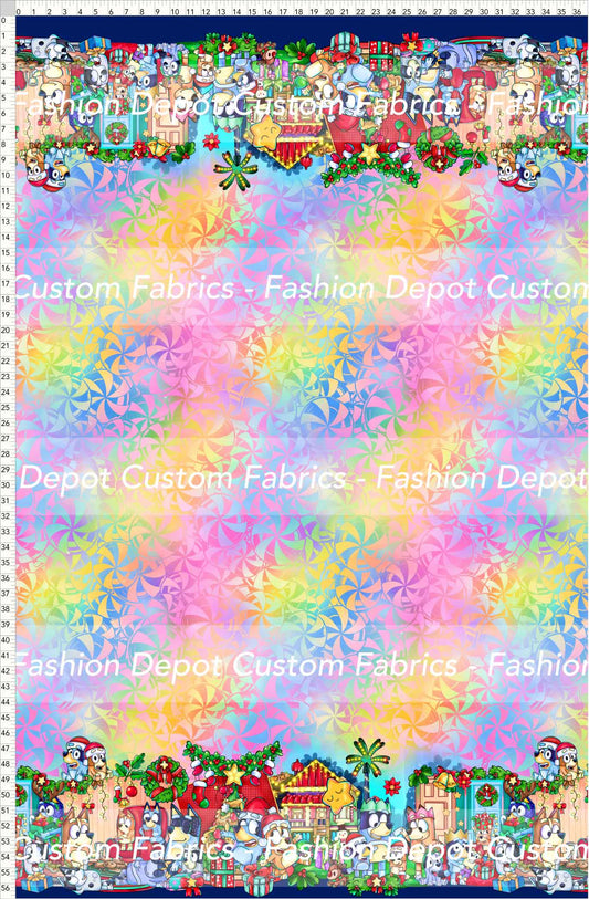PREORDER - Christmas Wackadoo! - Double Border - Candy Colorful Background