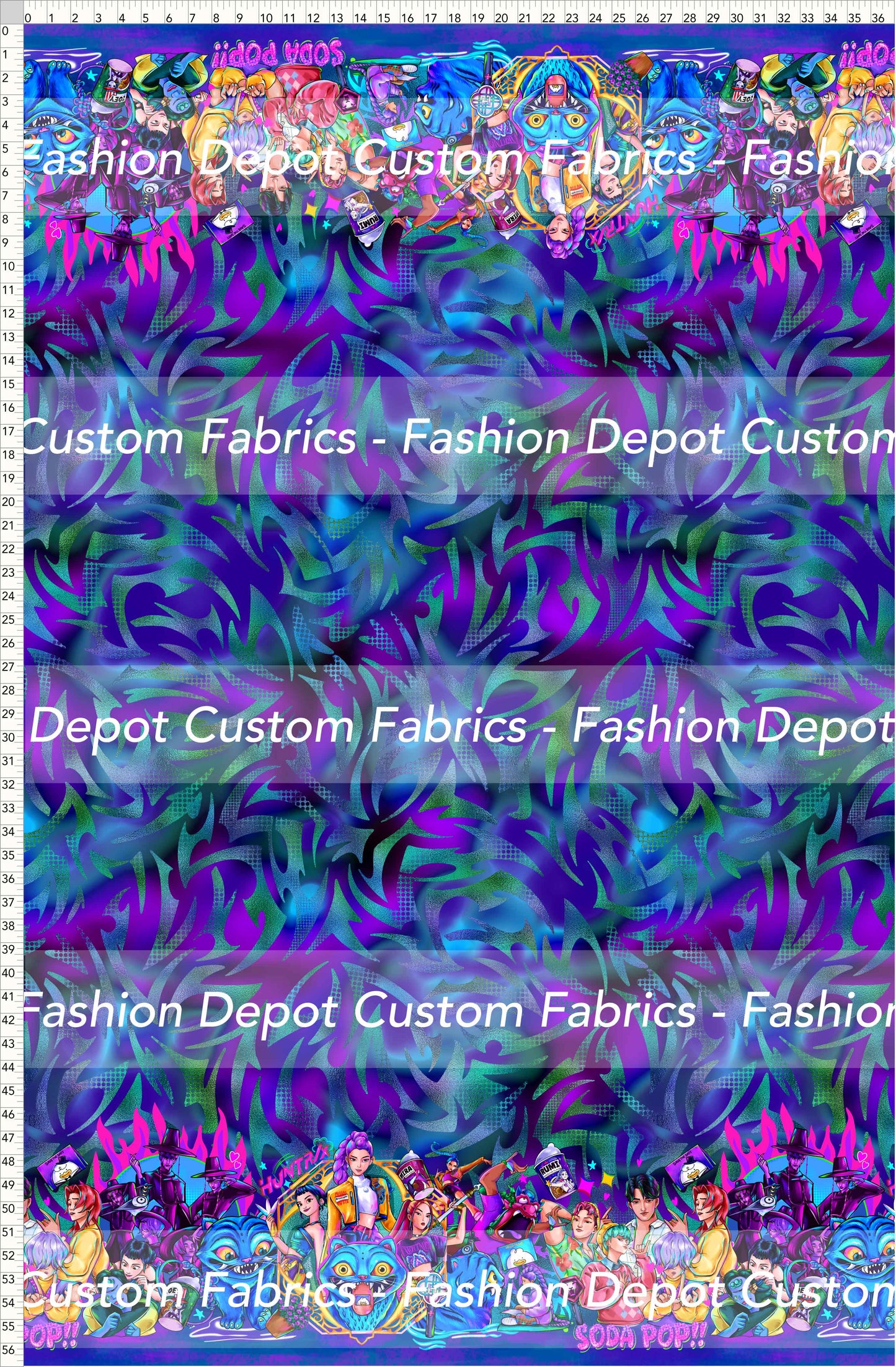 PREORDER - KPop Demon HuntrX - Double Border - Wild Dark Background
