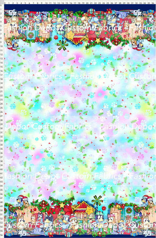 PREORDER - Christmas Wackadoo! - Double Border - Mistletoe Pastel Background