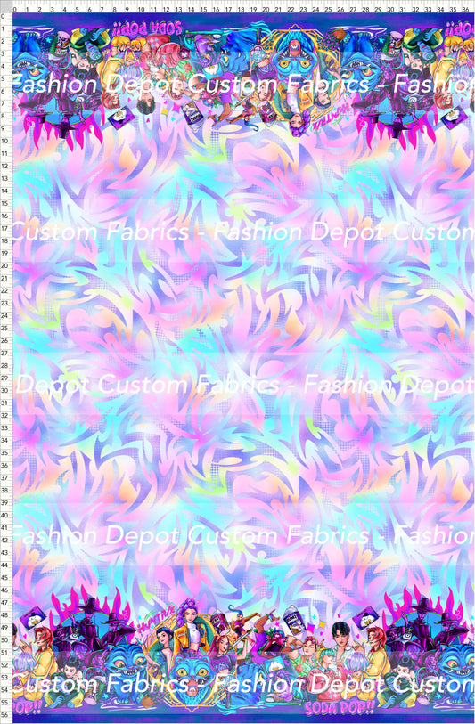 PREORDER - KPop Demon HuntrX - Double Border - Wild Pastel Background